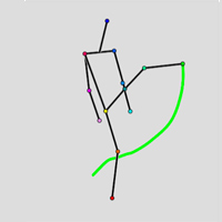 a 
stick figure with a motion trail