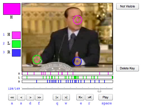 Flash-based tracking interface