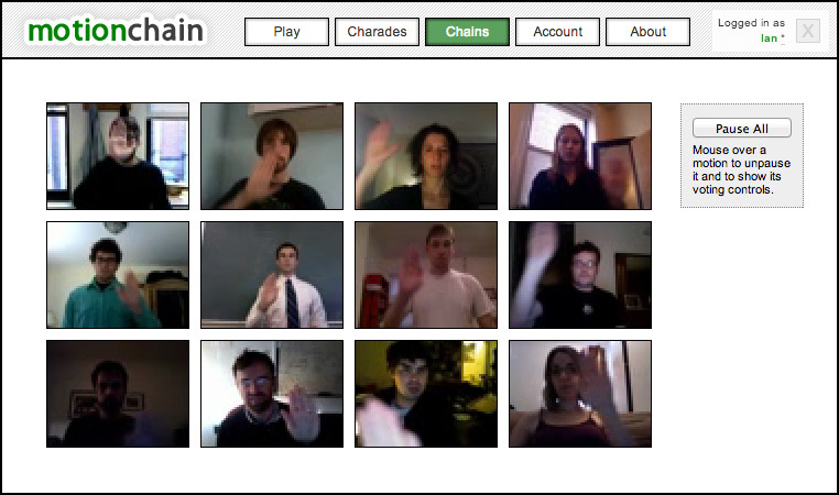 12 people doing the same thing
